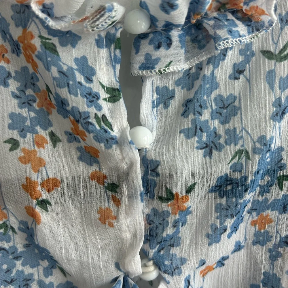 Floral Ruffle Dress - Picture 4 of 7